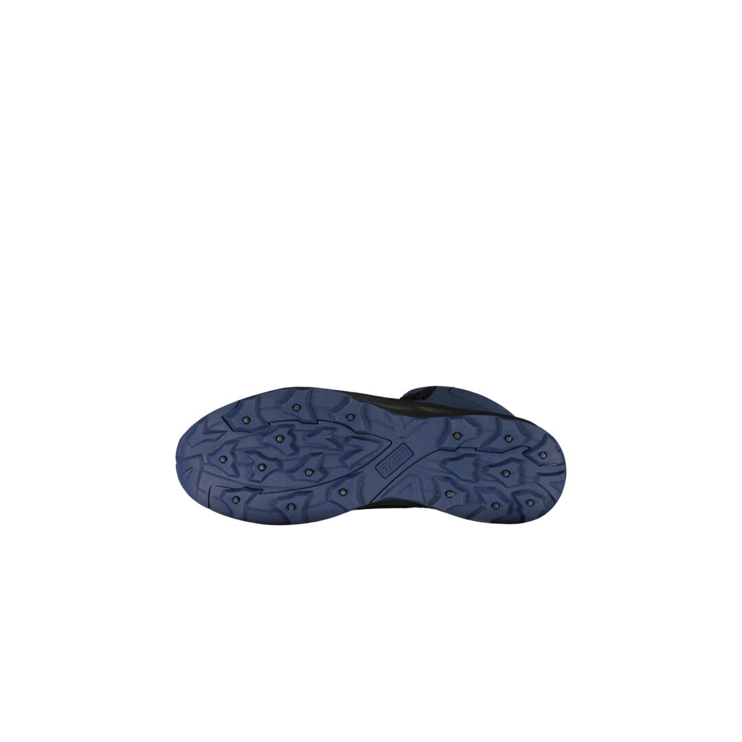 Halti Kenai Mid Miesten DrymaxX Nastakenkä -kengät on tummansinisen pohjan kanssa kuvassa ylöspäin valkoisella pohjalla.