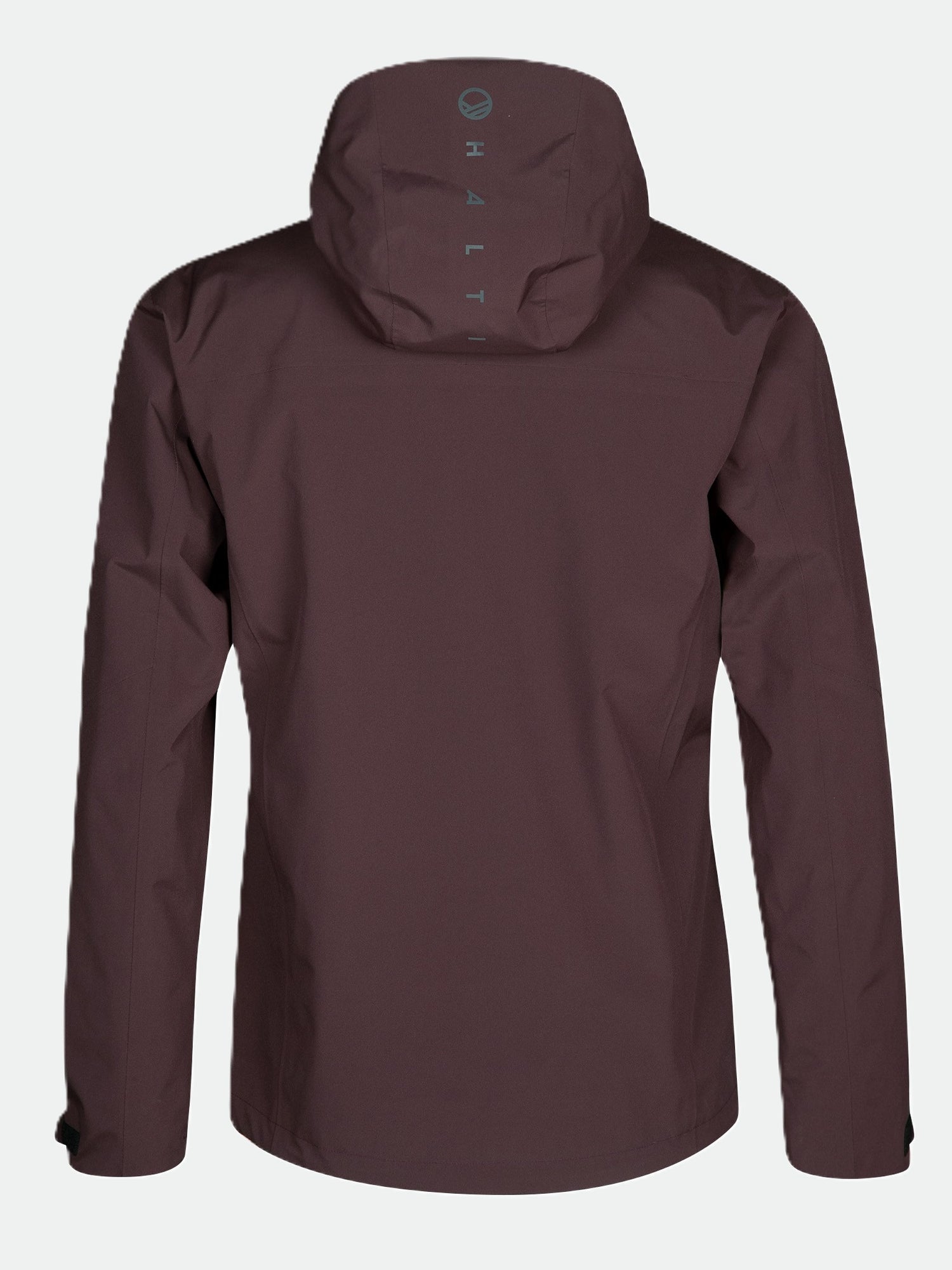 Halti Juonto DX Kuoritakki Miesten takakuva, pitkät hihat ja HALTI-teksti hupussa.