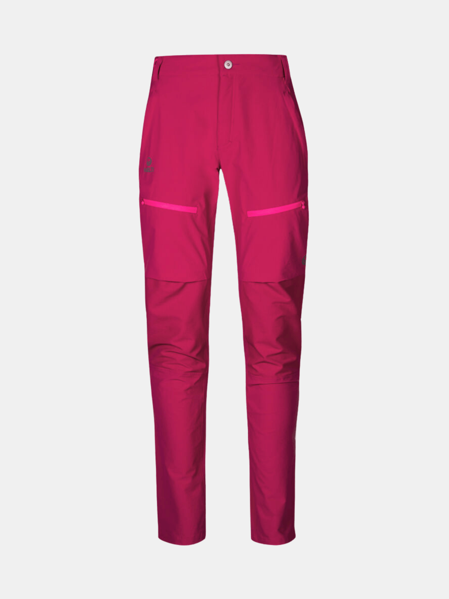 Halti Pallas II naisten X-stretch ulkoiluhousut, hengittävä materiaali, vetoketjutaskut, suora lahje, pinkki.