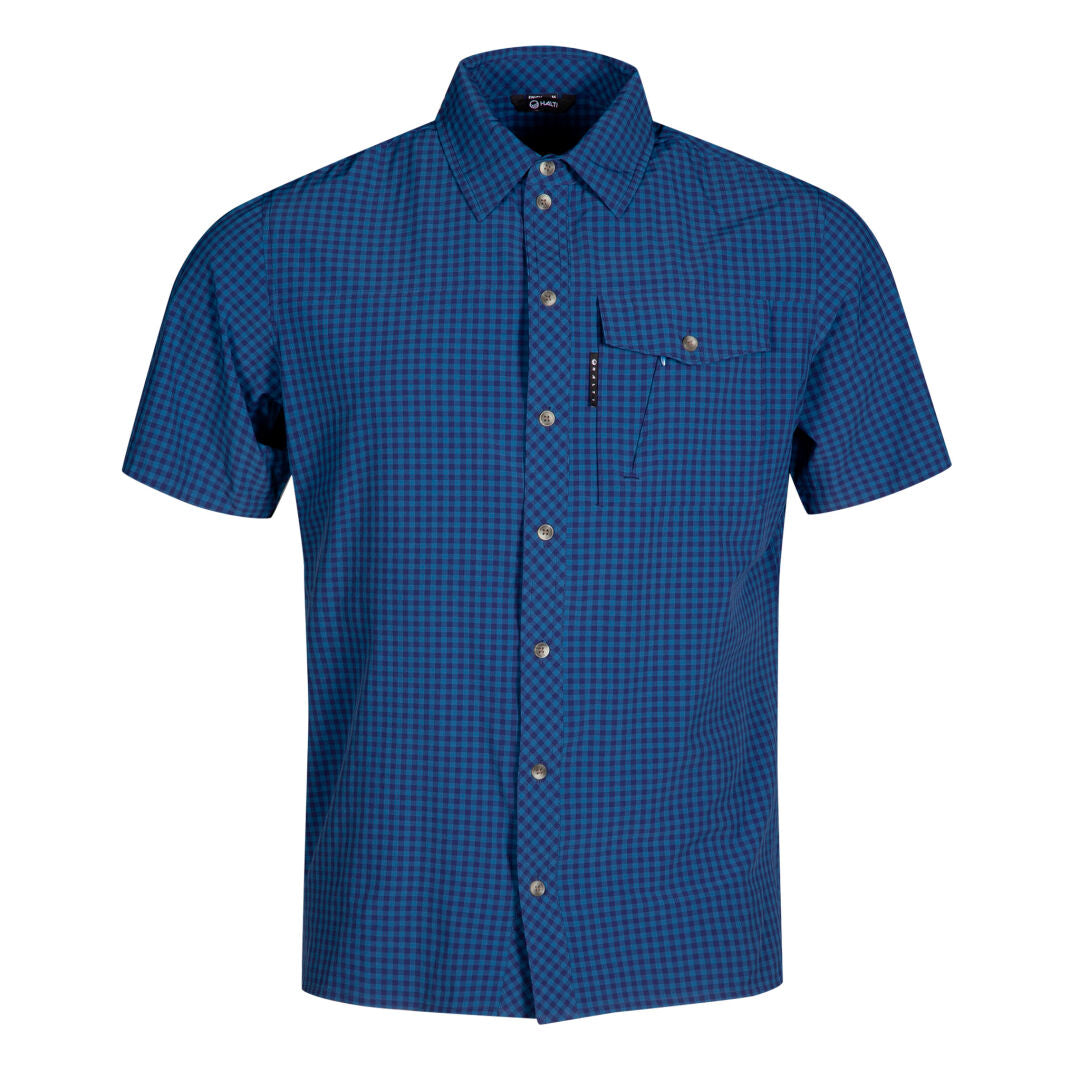 Kota ruudullinen ulkoilupaita miesten sininen - Kota check outdoor shirt men's blue - Kota kariertes Outdoor-Hemd Herren blau - Kota rutig outdoor-skjorta herr blå
