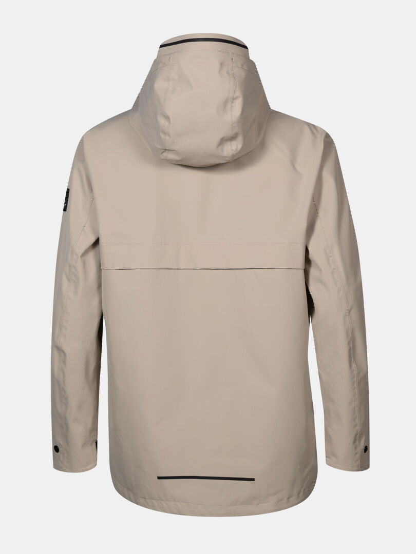 Halti Tokoi DX Takki Naisten, pitkähihaisena, mustin yksityiskohdin, takaa neutraalilla taustalla.