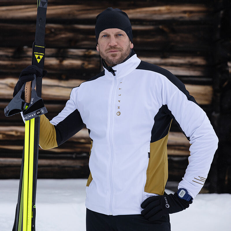 Halti Veloce XCT jacket for men white / Halti Veloce miesten hiihtotakki valkoinen