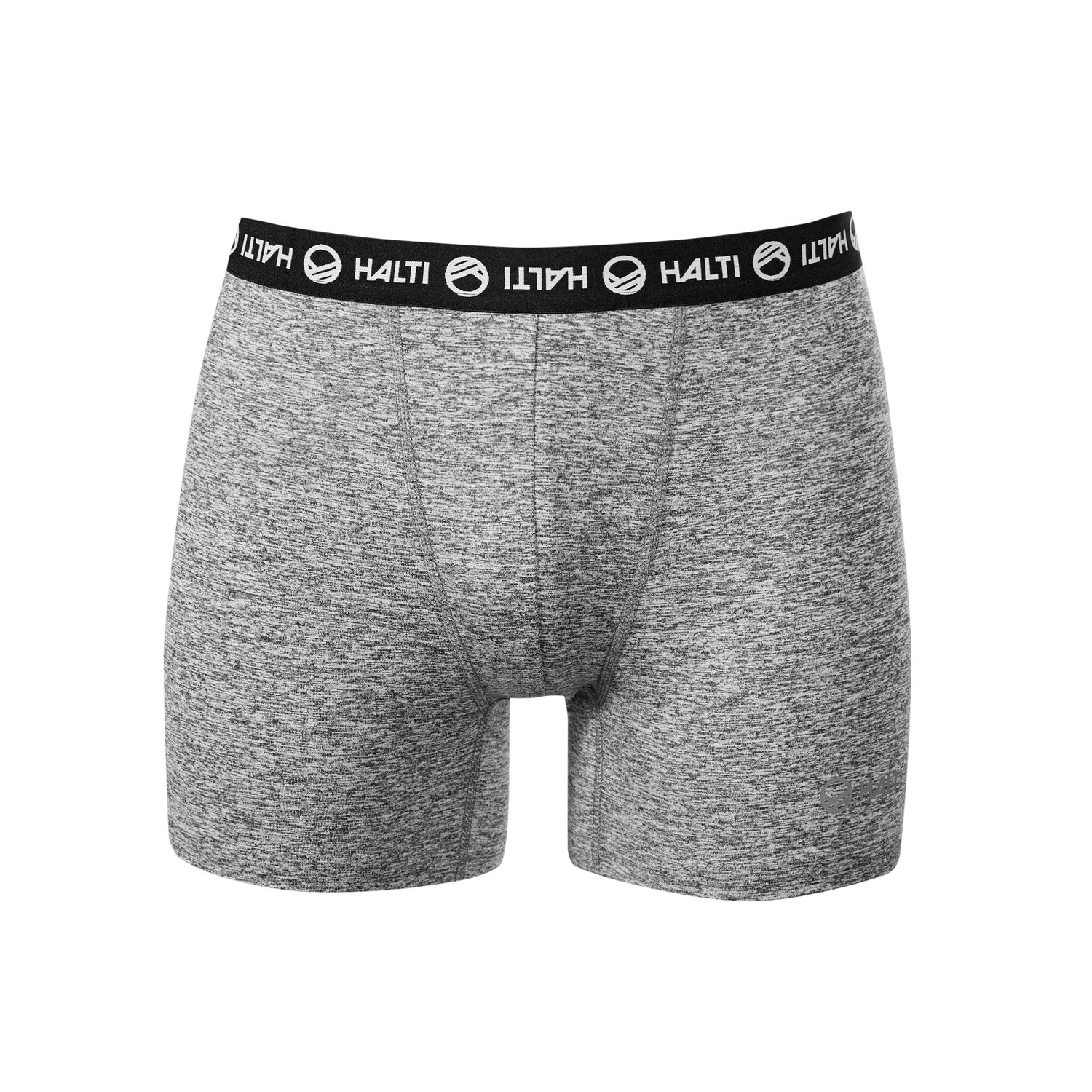 Halti Miesten 2-pack Bokserit, kosteutta siirtävä materiaali ja musta vyötärö, suunnan liikuntaan.