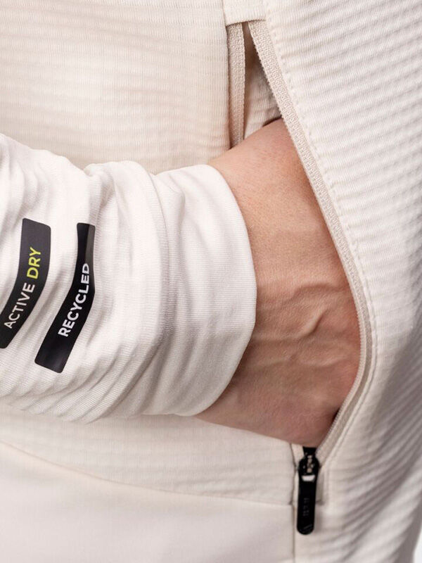 Päällä Haltin HeatGrid Välitakki Naisten kanssa ACTIVE DRY, käsi taskussa - ihanteellinen vaellus vaelluksille.