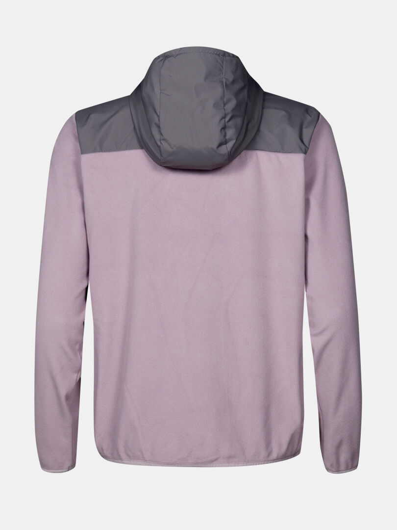 Takakuva Halti Rockmoon Fleecehuppari Naisten, vaalean violetti harmaalla-pätevä fleecetakki ulkoiluvaatteet.