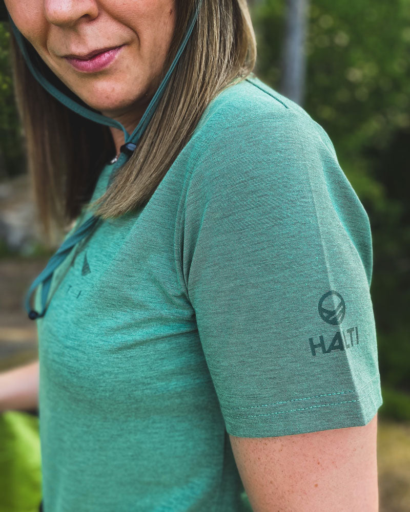 Halti naisten tekninen t-paita vihreä