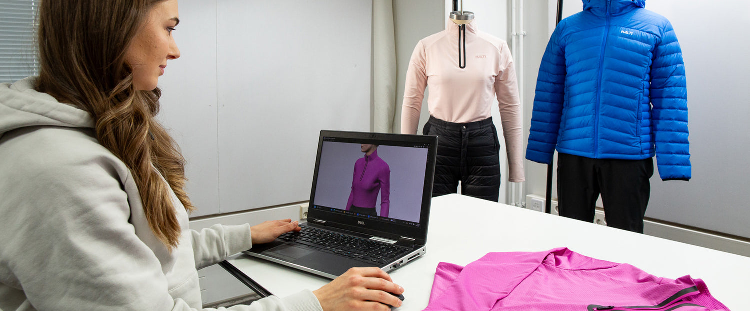 3D-suunnittelu mullistaa Haltin vaatteiden kehitystyön