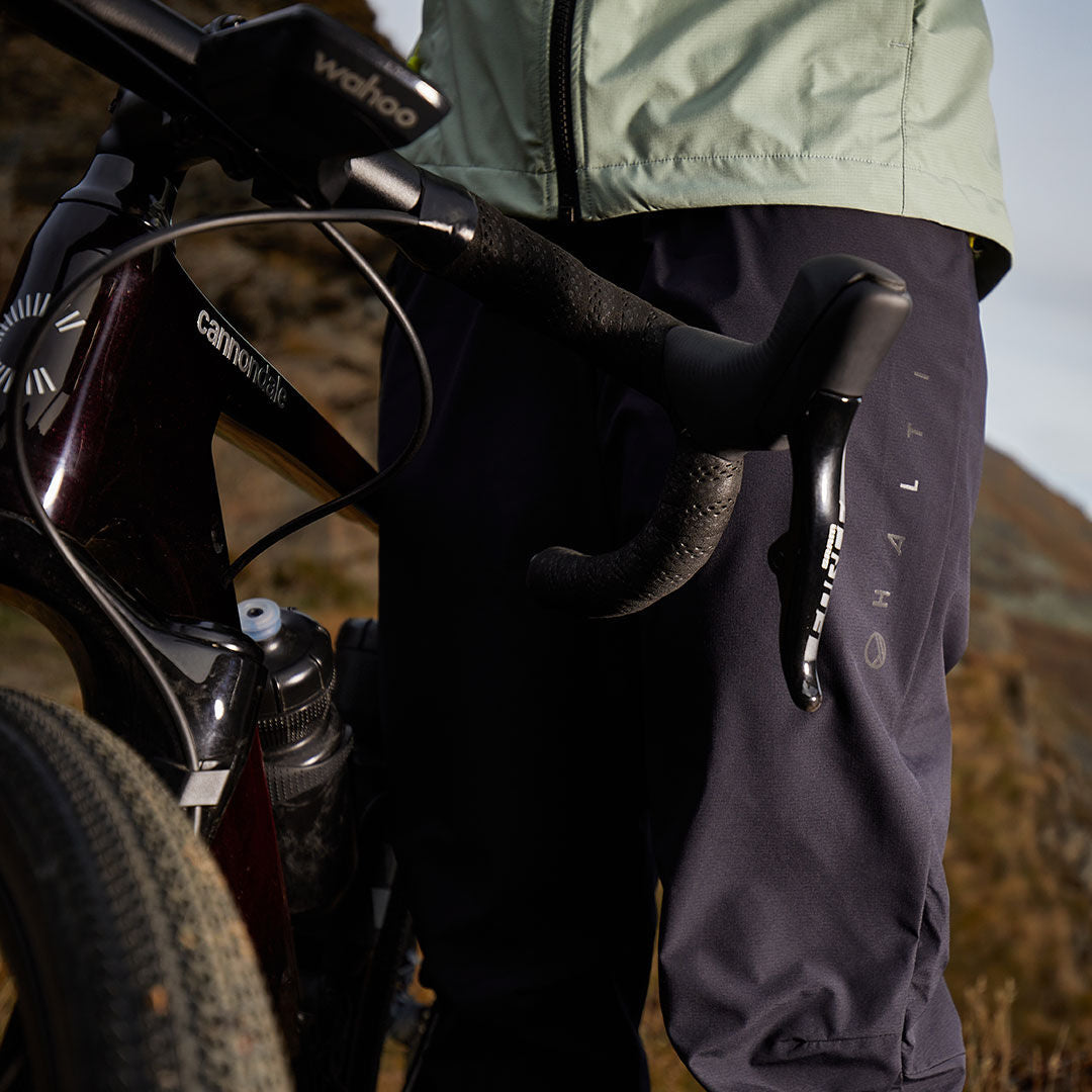 Halti Shelter Stormwall Kuorihousut Naisten - Musta - Pyöräily