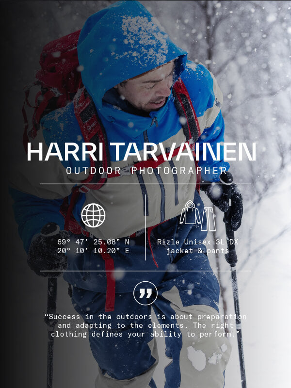 Testaajatarina: Harri Tarvainen, outdoor-kuvaaja