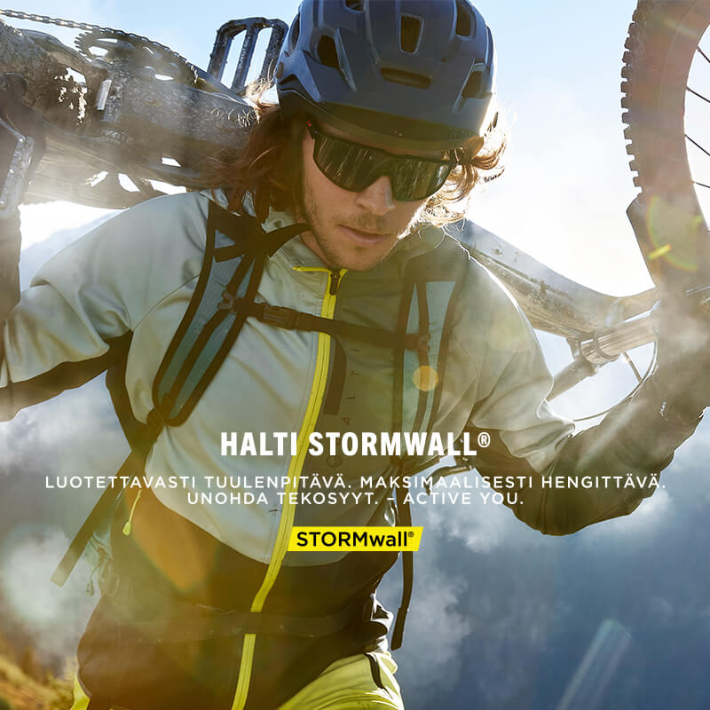 Halti Stormwall - Luotettavasti tuulenpitävä. Maksimaalisesti hengittävä.