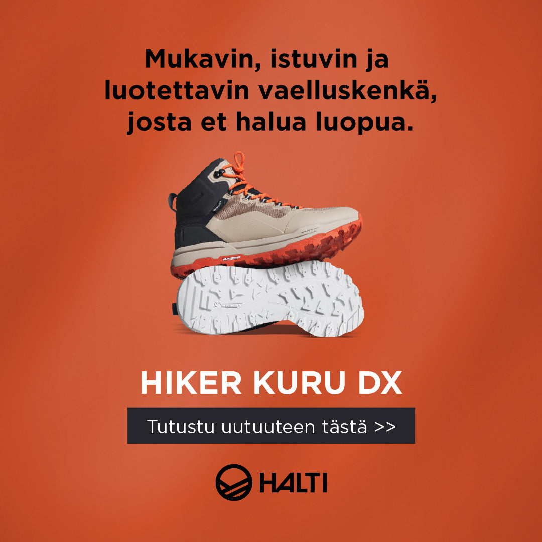 Hiker Kuru DrymaxX - Mukavin, istuvin ja luotettavin vaelluskenkä