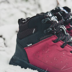 Halti Frost 2 mid women's grip shoes for winter red / Halti Frost pitopohjakengät talveen punaiset