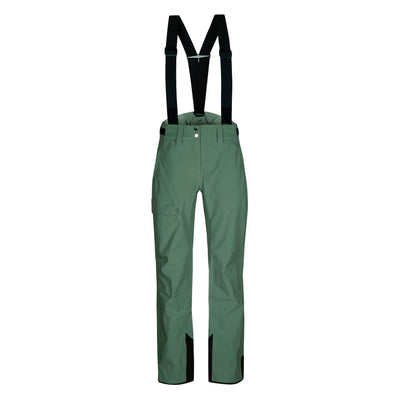 Halti Settler Women's Ski Pants - Green - Naisten Vedenpitävät, Tuulenpitävät ja Hengittävät Lasketteluhousut - Kuorihousut