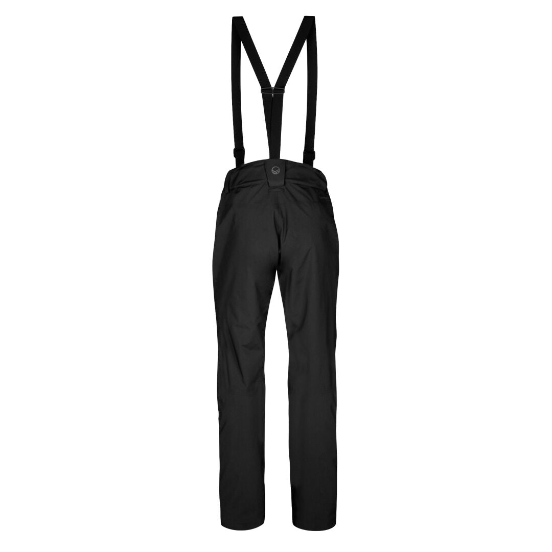 Halti Trusty Women's Long DrymaxX Ski Pants - Naisten Pitkät lasketteluhousut - Black - Back