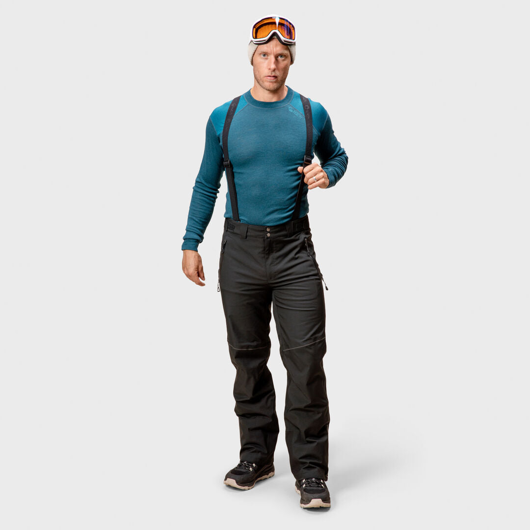 Halti Vertica Miesten Lasketteluhousut - Musta - Men's Ski Pants - Black - Model