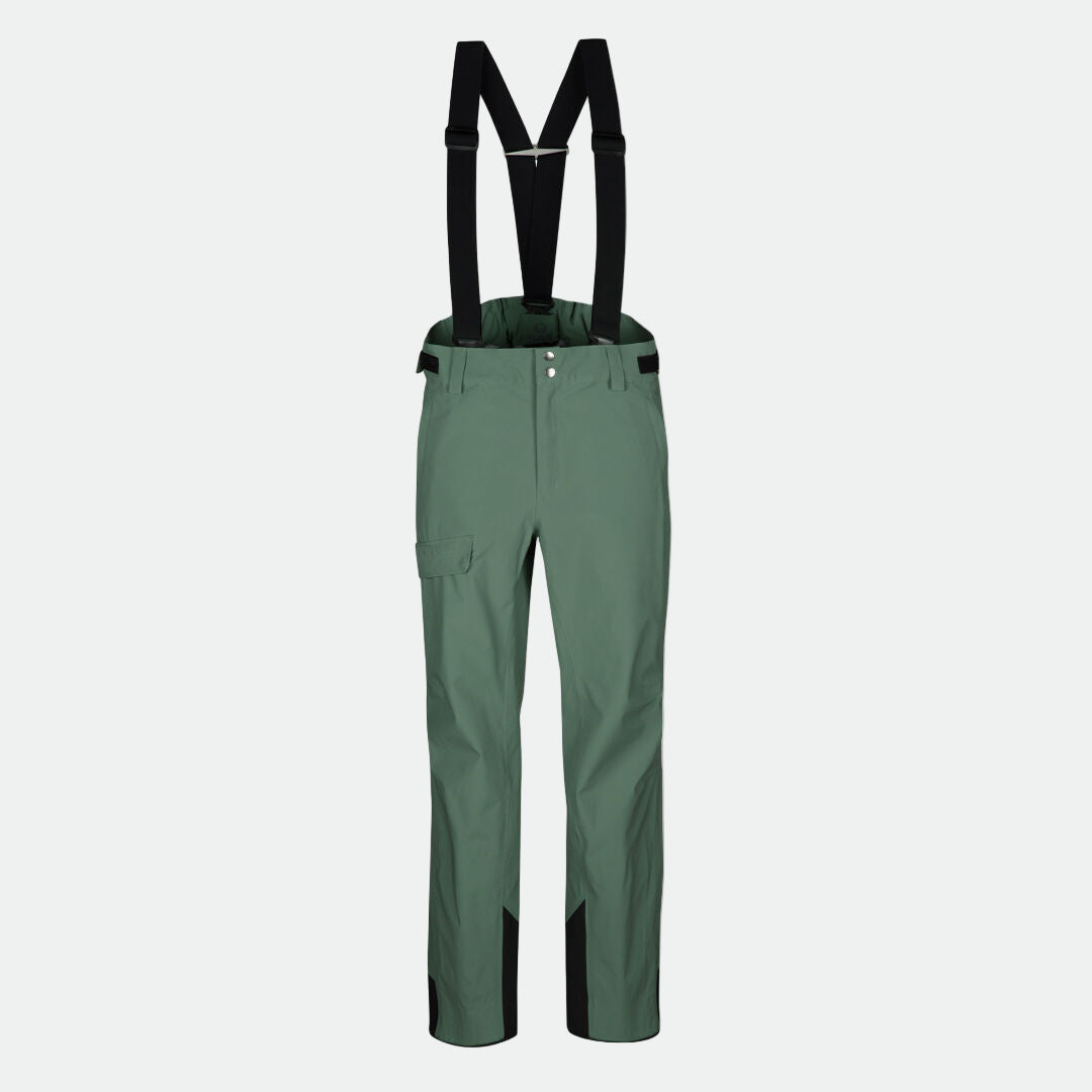 Halti Settler men's ski pants green - Miesten Vedenpitävät, Tuulenpitävät, Hengittävät Lasketteluhousut