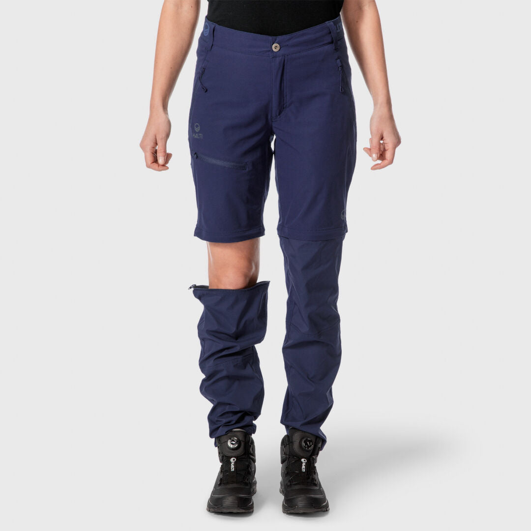 halti pallas lite zip-off pants womens blue - halti pallas lite zip-off naisten housut sininen - halti pallas lite zip-off damen hose blau - halti pallas lite zip-off dam byxor blå
