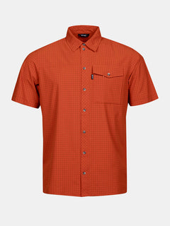 Halti Kota short sleeve shirt men's orange