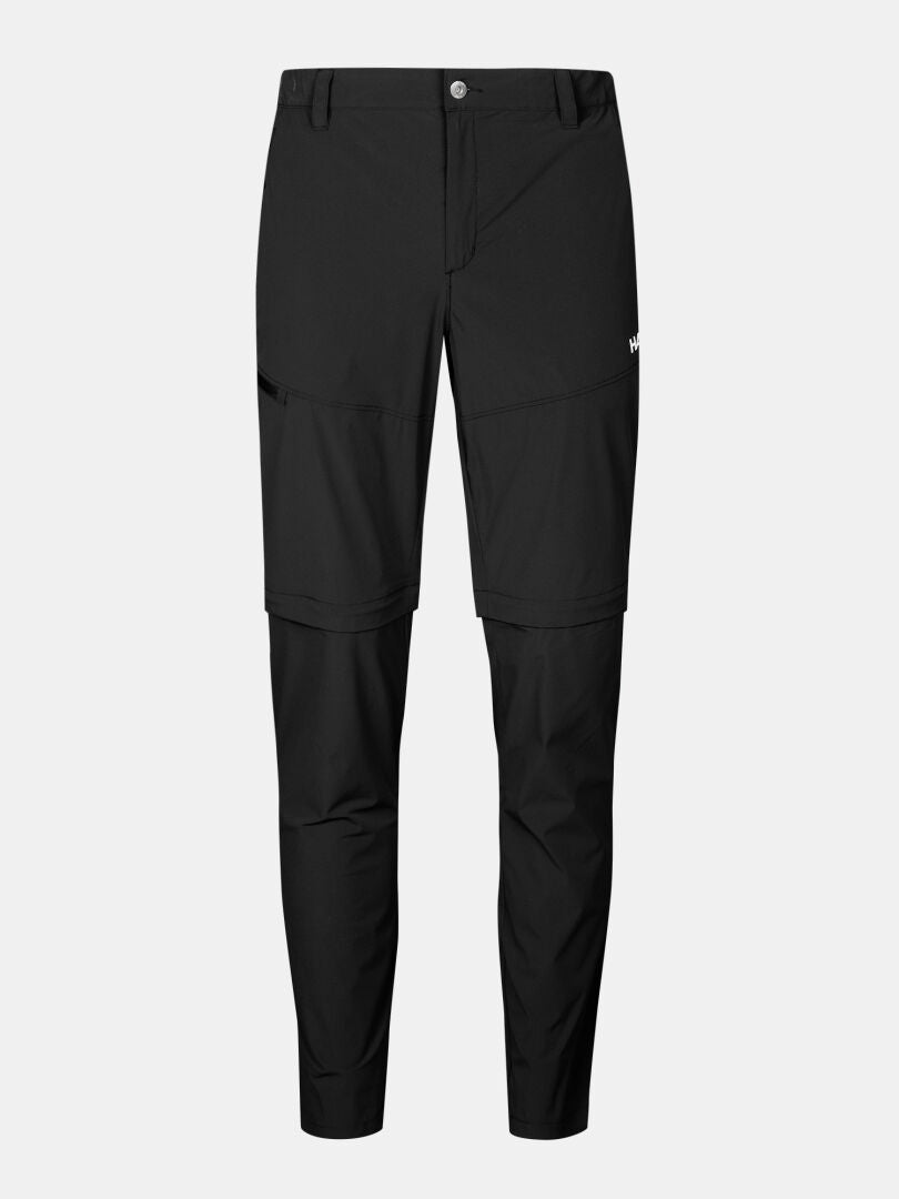 Halti Pallas Cool Stretch Zip-off Housut Miesten: venytys, vyölenkit, nappikiinnitys - ihanteellinen ulkoiluun.