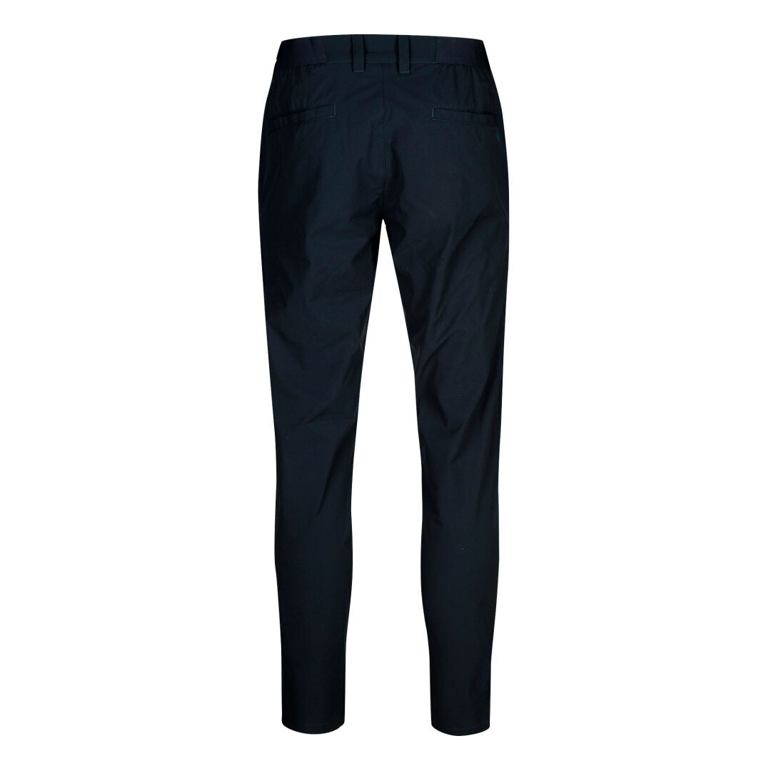 Halti Drive X-stretch Chinot Miesten-dark slim-fit, tekninen materiaali, joustavat, reunataskut, vyölenkit.