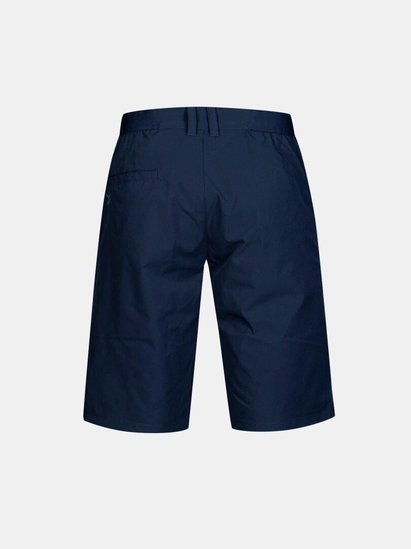 Halti Drive X-stretch Shortsit Miesten takakuva: vyölenkeillä, oikea takatasku; hengittävät ja joustavat.