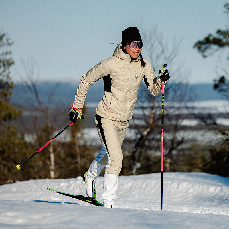 Halti Hanki women's warm cross-country ski jacket beige / Halti Hanki naisten lämmin hiihtotakki beige