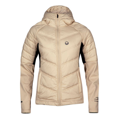 Halti Hanki women's plus size warm hybrid jacket in beige
