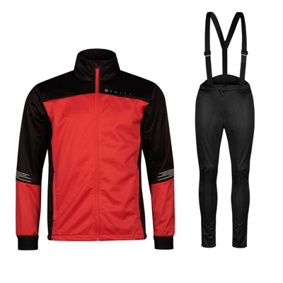 Halti Siide men's XCT set jacket red / Halti Siide miesten hiihtoasu punainen