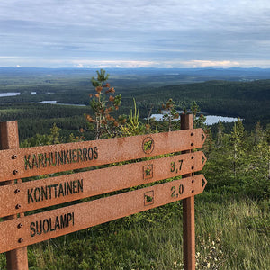 Suomen Kansallispuistot Oulanka Karhunkierros Valtavaara Konttainen
