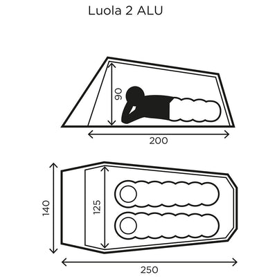 Halti Luola 2 Tent - Alu