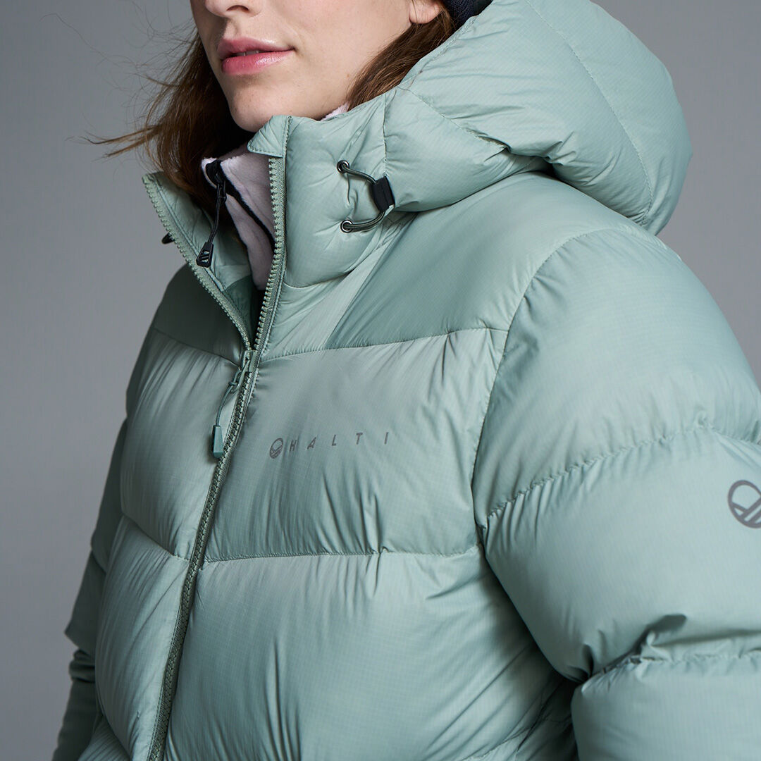 Halti Versant women's down jacket mint green