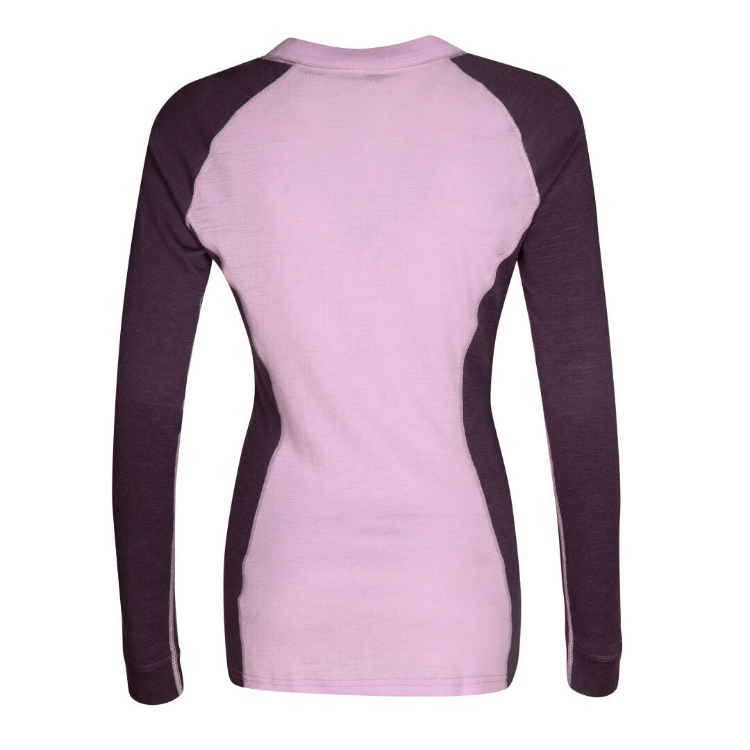 Halti Hossa women's merino wooll base layer shirt purple