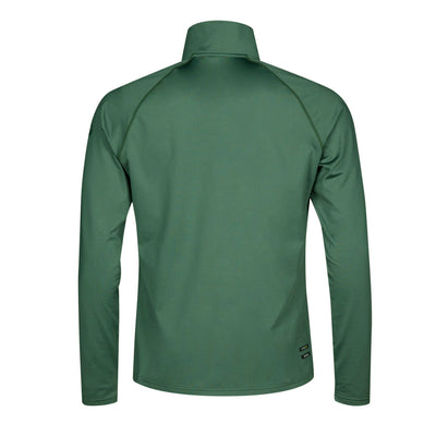 Halti crosser men's half zip layer shirt green