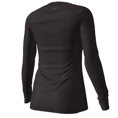 Halti Pihka women's merino wool base layer shirt black